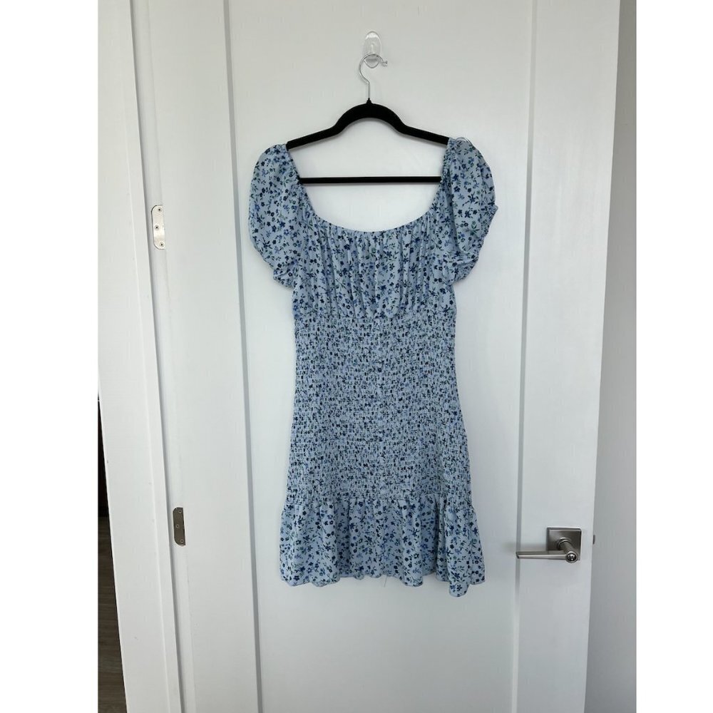 light blue floral dress - Picture 5 of 10